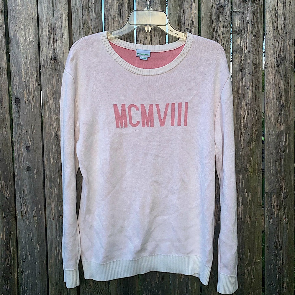 IVY Storehouse Long Sleeve Logo Print cotton sweatshirt- Women’s Size X-Large